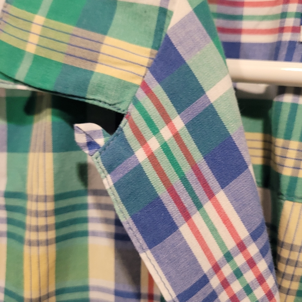 Vintage Plaid Pendleton Knockabouts 2 Piece Shirt and Short Set Size 16 - Picture 13 of 14